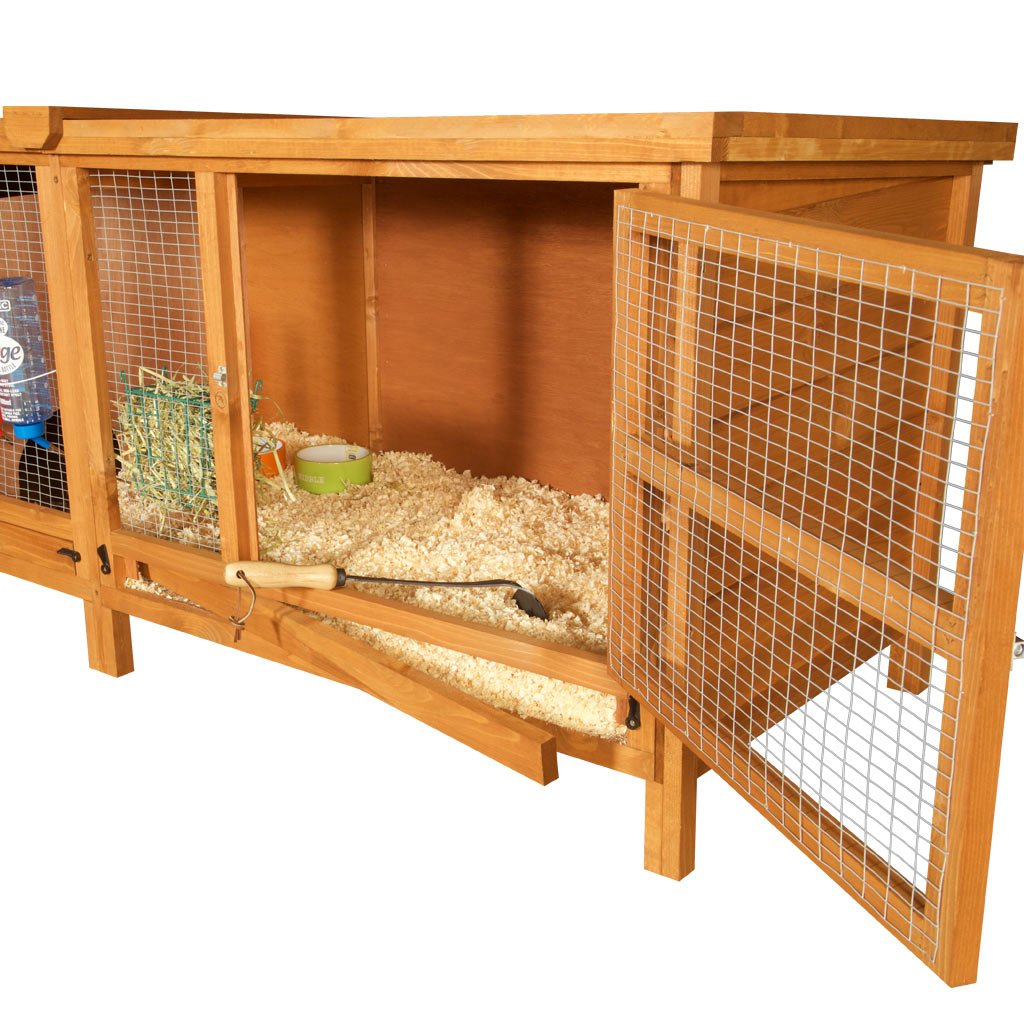 5ft Chartwell Single Luxury Rabbit Hutch | Solid & Sturdy Design With Plenty Of Room To Rest And Play - Home & Roost