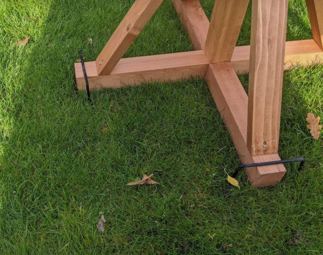 Kinloch Deluxe 7ft Bird Table | Slate Effect Roof | One Of The Tallest Bird Tables Around! - Home & Roost