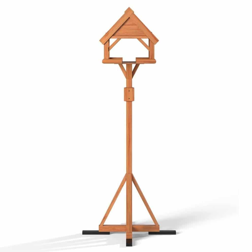 Bullough Wild Bird Table | Elegant Log Lap Design | Twist-out Feet For Improved Stability - Home & Roost