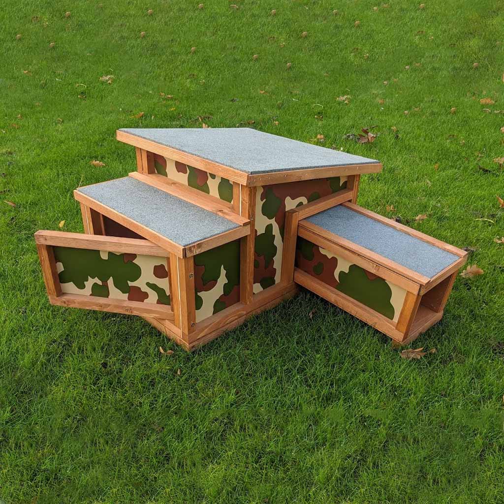 Camouflage Hedgehog House | Perfect For Hibernation Or As A Feeding Station - Home & Roost