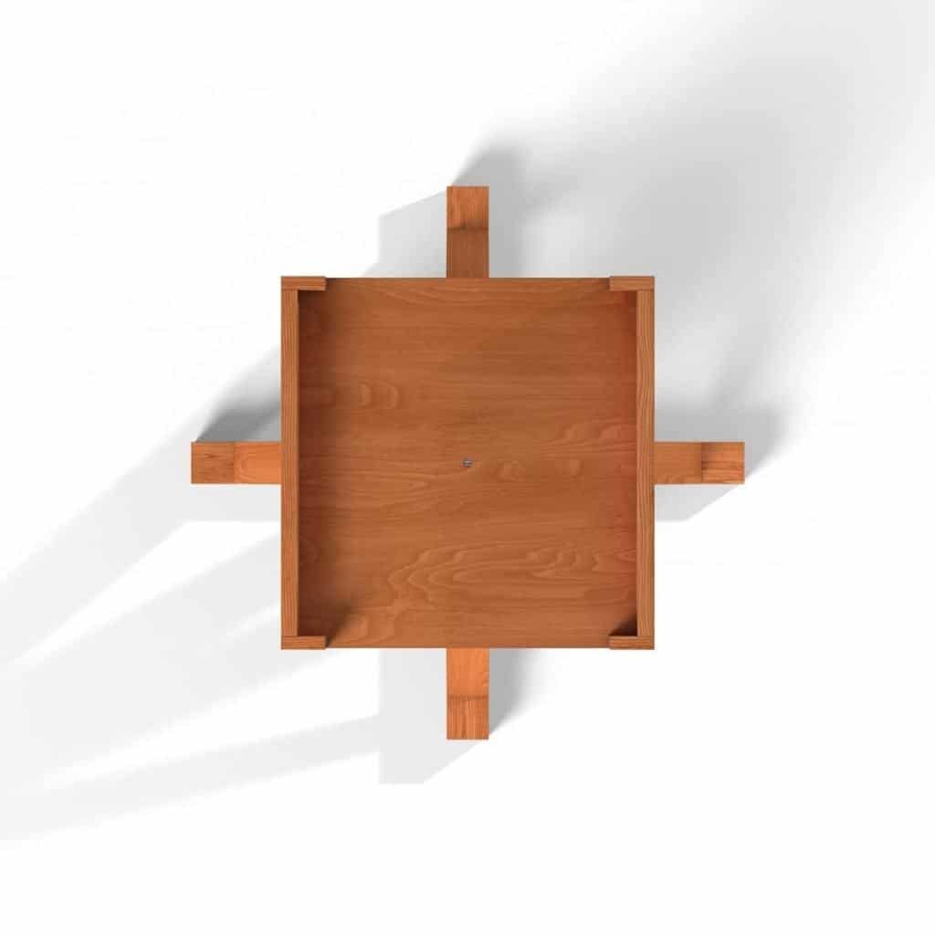 Maypole Open-Top Bird Table | Anti-fungal | Easy Assembly - Home & Roost