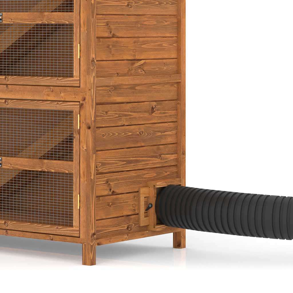 6ft Chartwell Triple Rabbit Hutch - Home & Roost