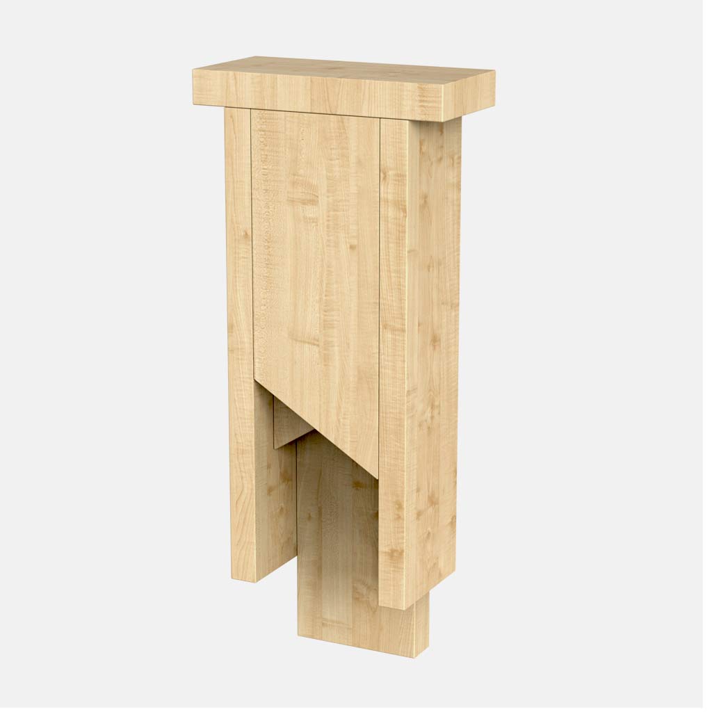 wooden large bat house