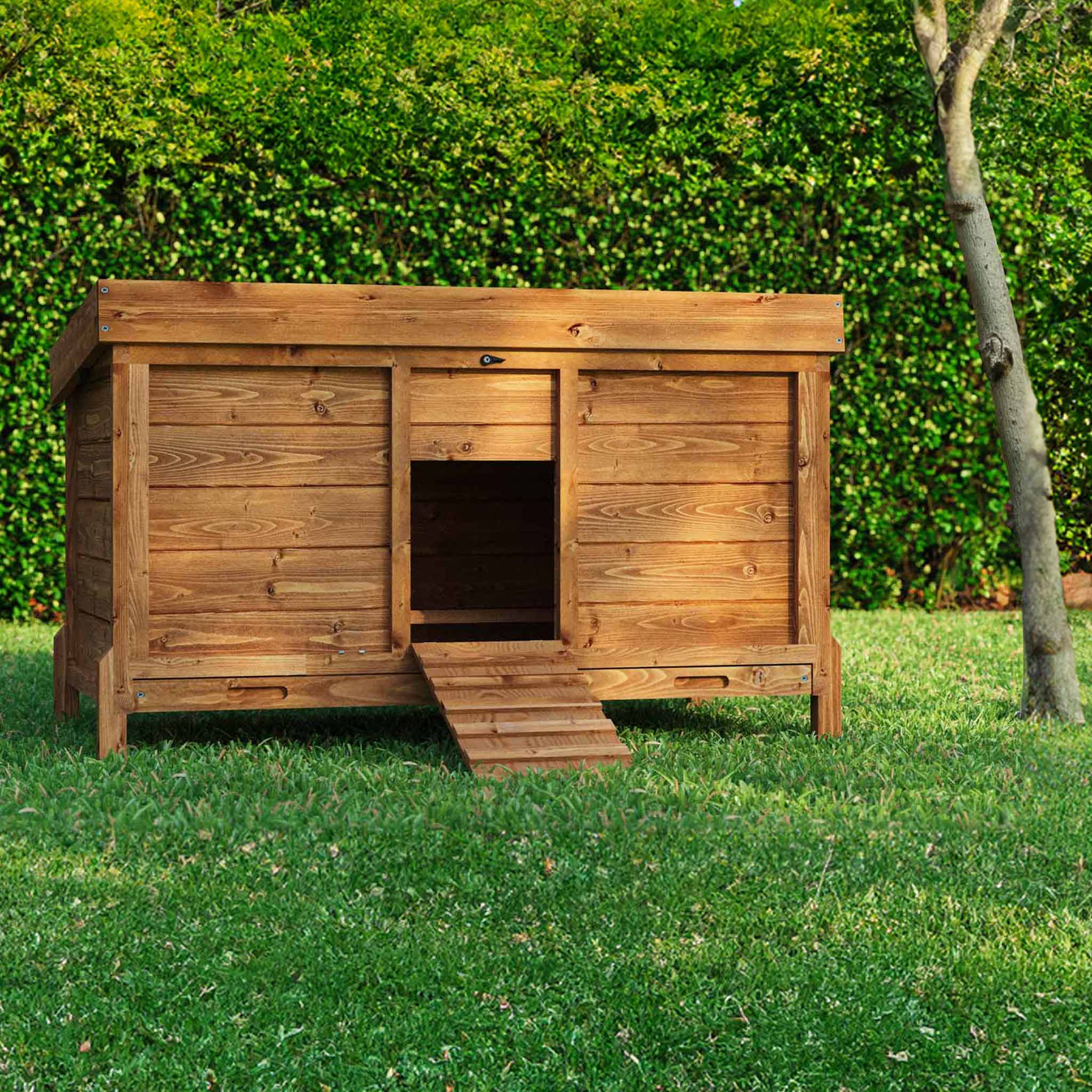 Bluetti AC 70 4ft Chartwell Triple Rabbit Hutch The Hutch