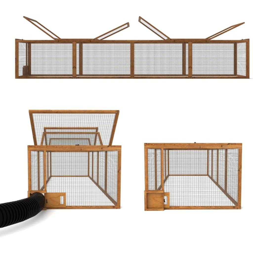 12ft Rabbit Run With Burrow Portal Expandable UK-Made Wonderland – The ...