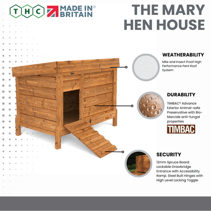 3ft Mary Hen House - Home & Roost