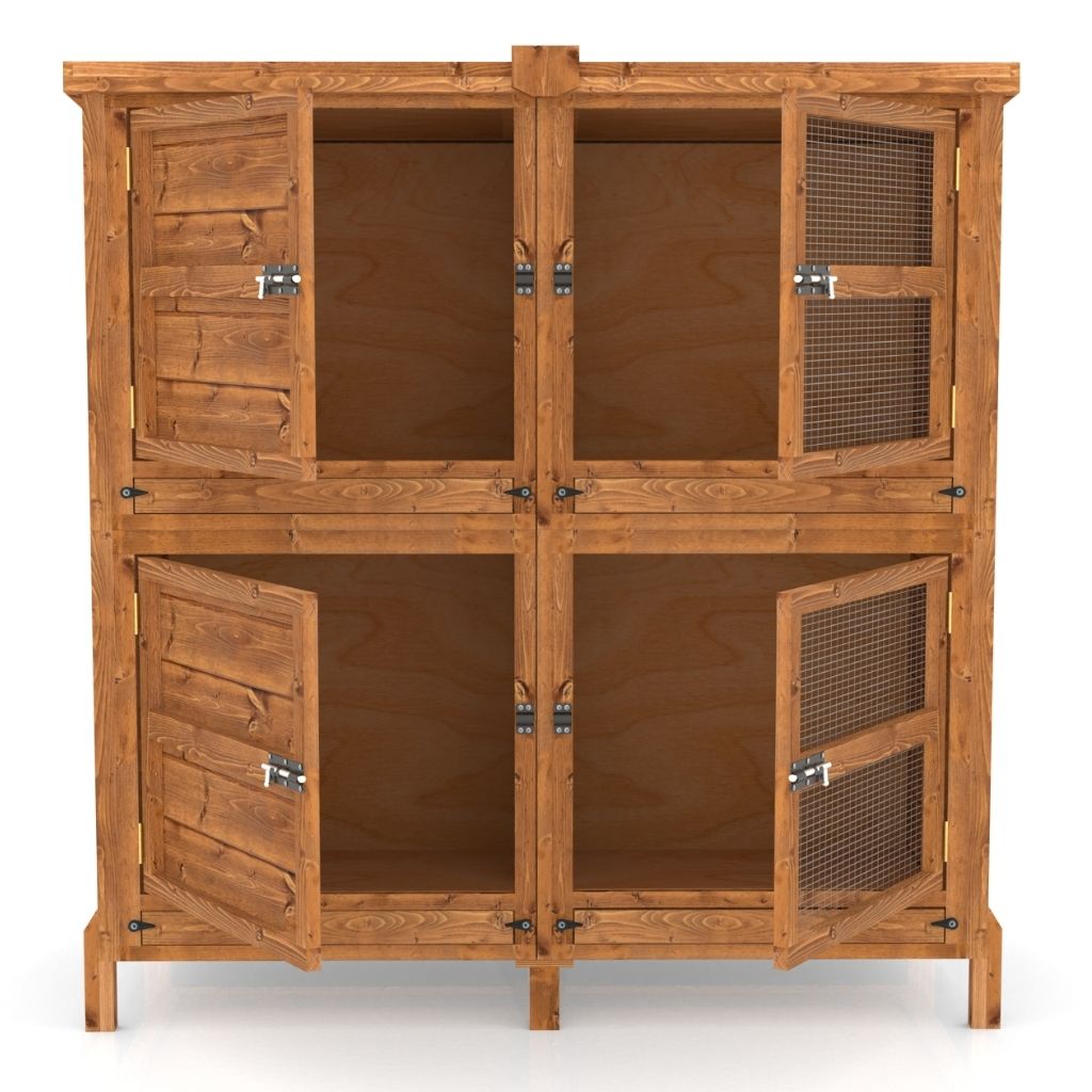 4ft Chartwell 2 Tier Guinea Pig Hutch for keeping your Pets separate