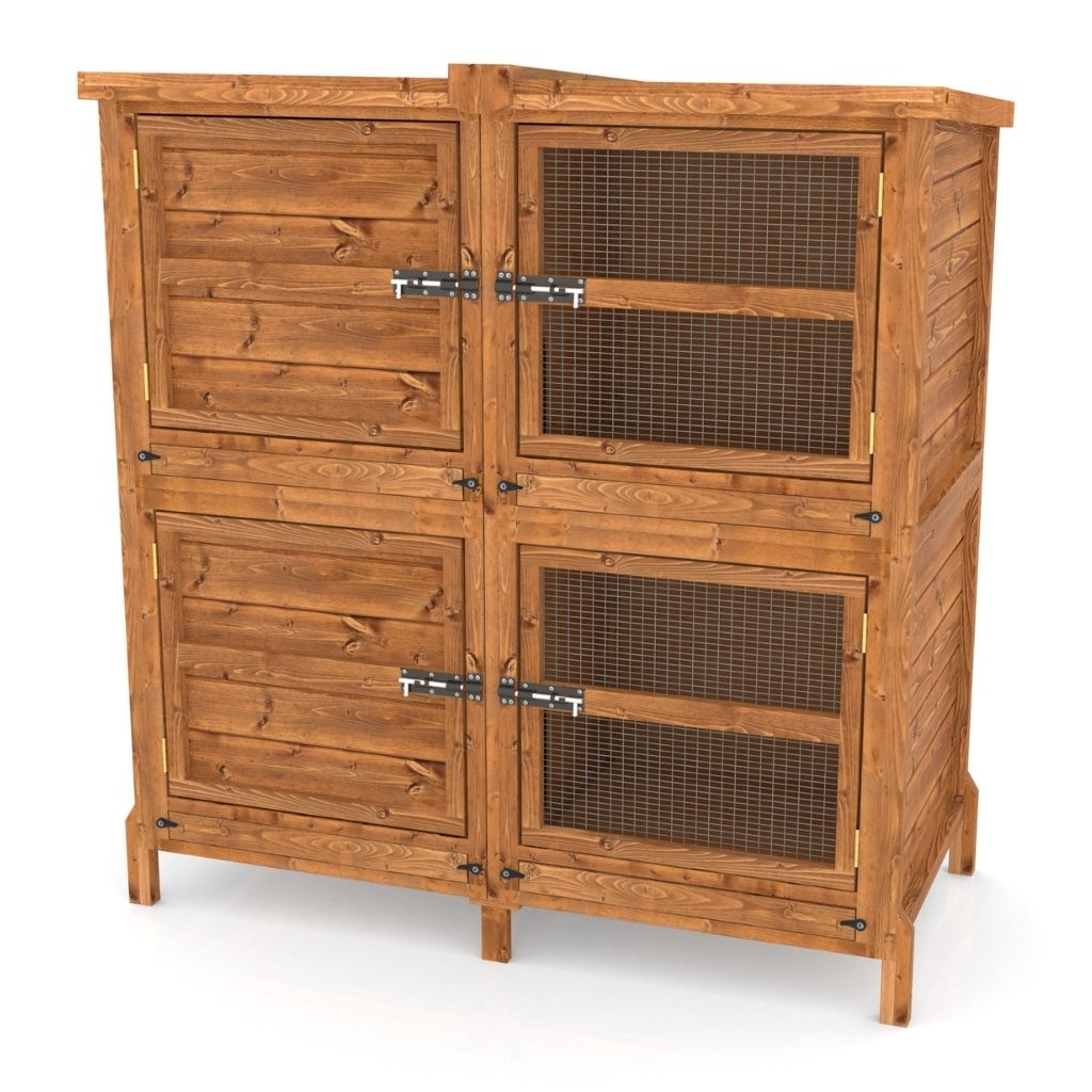 4ft Chartwell 2 Tier Guinea Pig Hutch for keeping your Pets separate