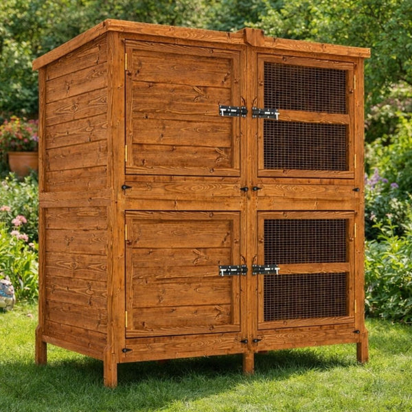 Chartwell 4ft Two Tier Rabbit Hutch For Keeping Pets Separate – The ...