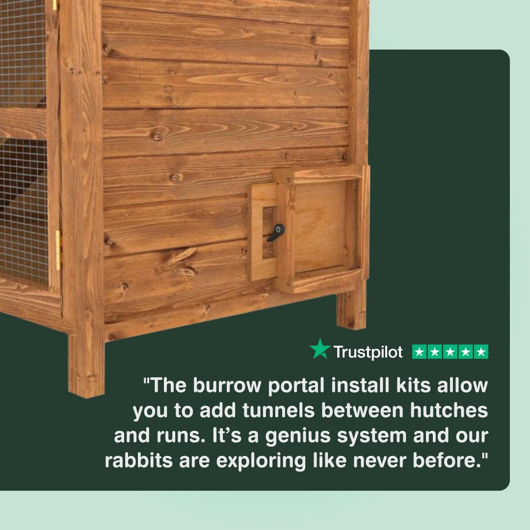 The Sandhurst 5ft Double Rabbit Hutch