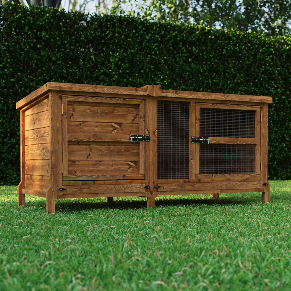 5ft Chartwell Single Luxury Rabbit Hutch – The Hutch Company