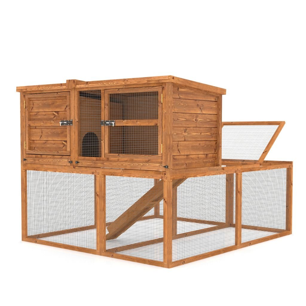 5ft Kendal Luxury Rabbit Hutch and Run Combo