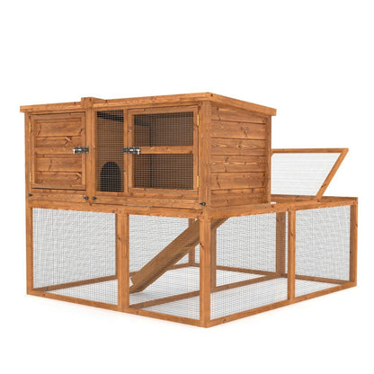 5ft Kendal Luxury Rabbit Hutch and Run Combo