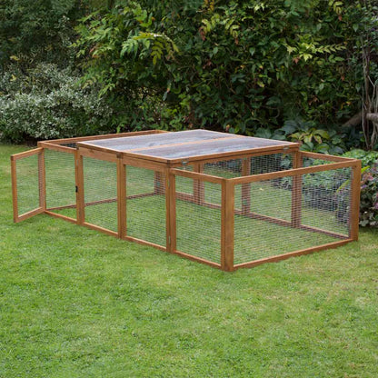 6ft Folding Canterbury Tortoise Run | Britains Most Popular Tortoise Folding Run | Easy to Use & Store Away - Home & Roost