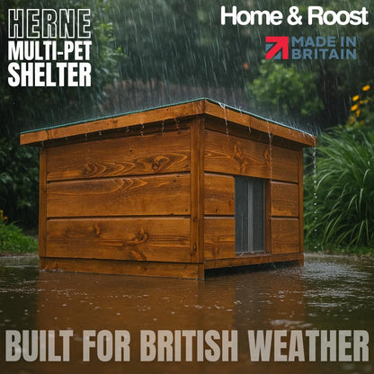 Herne Multi-Pet Animal Shelter With Twin Entrances