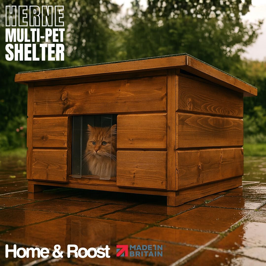 Herne Multi-Pet Animal Shelter With Twin Entrances