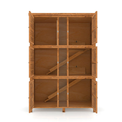 4ft Chartwell Triple Rabbit Hutch - Home & Roost