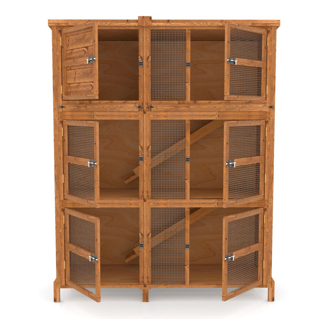 5ft Chartwell Triple Rabbit Hutch