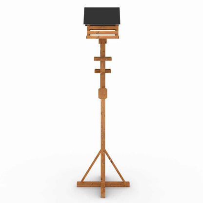 Calvine Modern Deluxe Bird Table With Slate Effect Roof