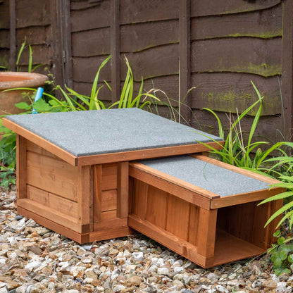 Deluxe Ventilated Predator Proof Hedgehog House &amp; Hibernation Shelter - Home & Roost