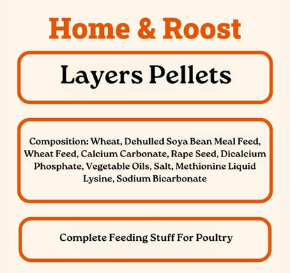 Home & Roost Layers Pellets - Elevate Your Flock's Eggcellent Potential