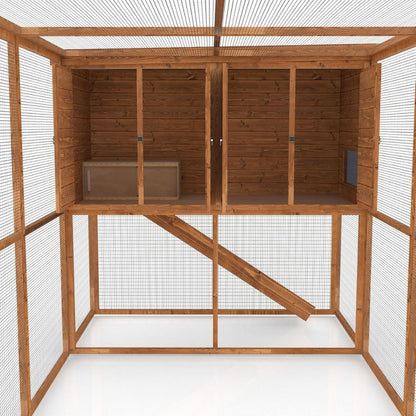 Oxford Retreat Rabbit Hutch & Run – 12ft x 6ft Walk-In Enclosure