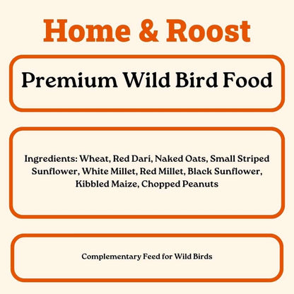 Home & Roost Premium Bird Seed - Original Premium Blend for Vibrant Feathers and Healthy Birds