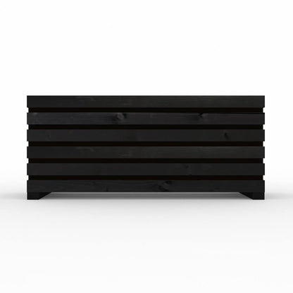 Black Sussex Planter Outdoor Wooden Raised Bed