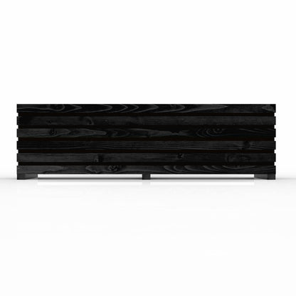 Black Sussex Planter Outdoor Wooden Raised Bed