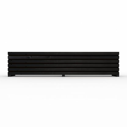Black Sussex Planter Outdoor Wooden Raised Bed