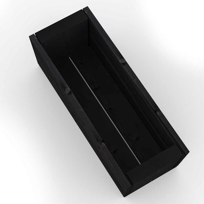 Planter Hastings Black Garden Wooden Raised Trough